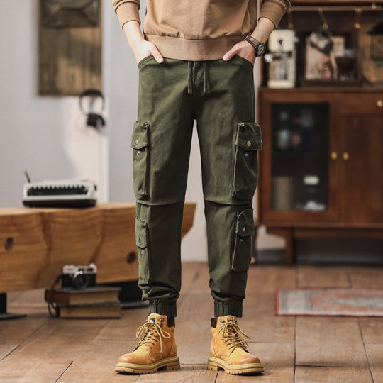 Herren Cargohose mit multifunktionalen Pattentaschen und elastischem Saum Shop Nory