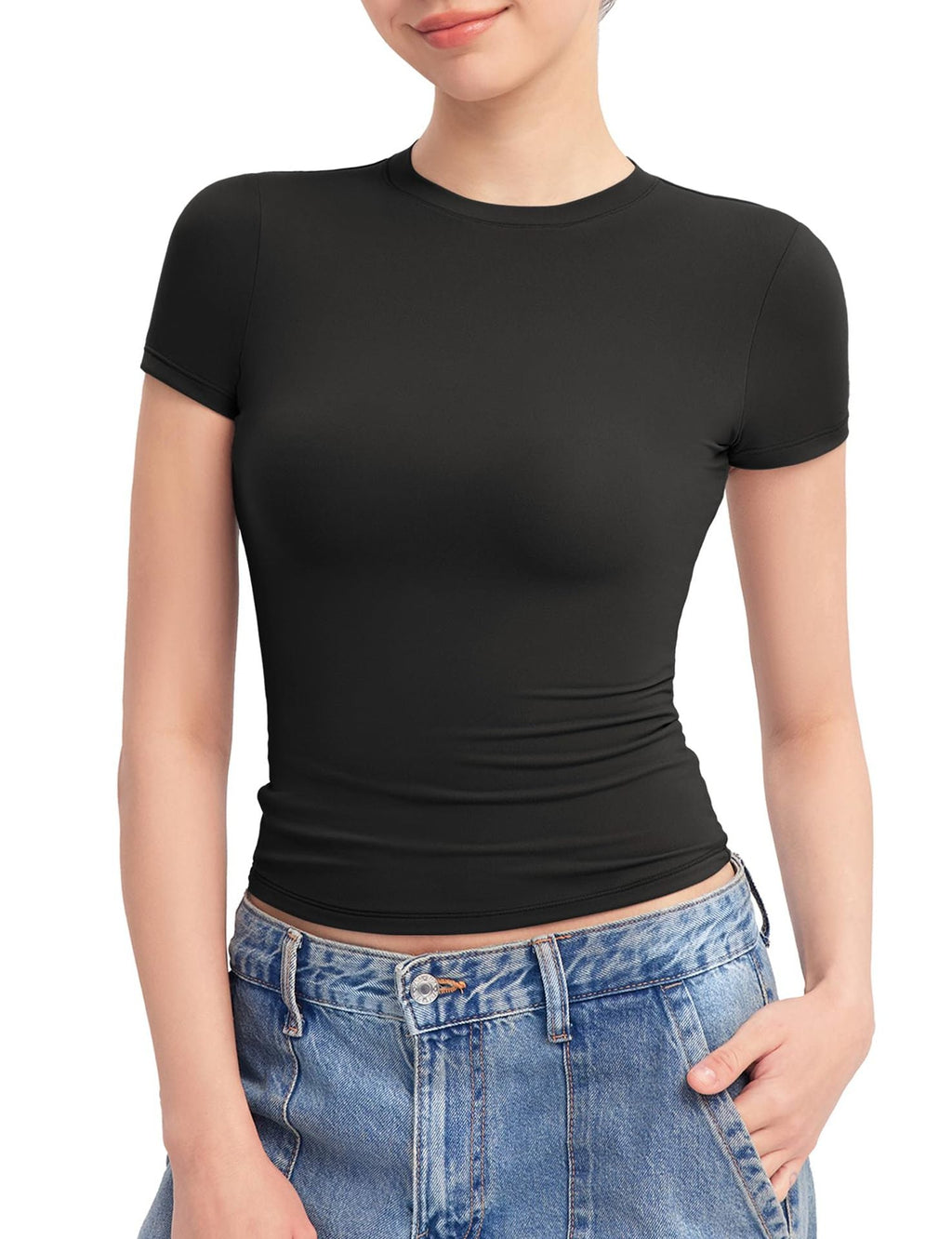 Damen Figurbetontes T-Shirt