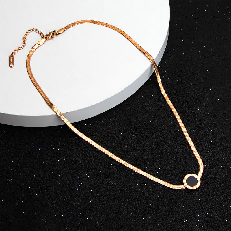 Damen elegante Halskette mit minimalistischem Anhänger Shop Nory