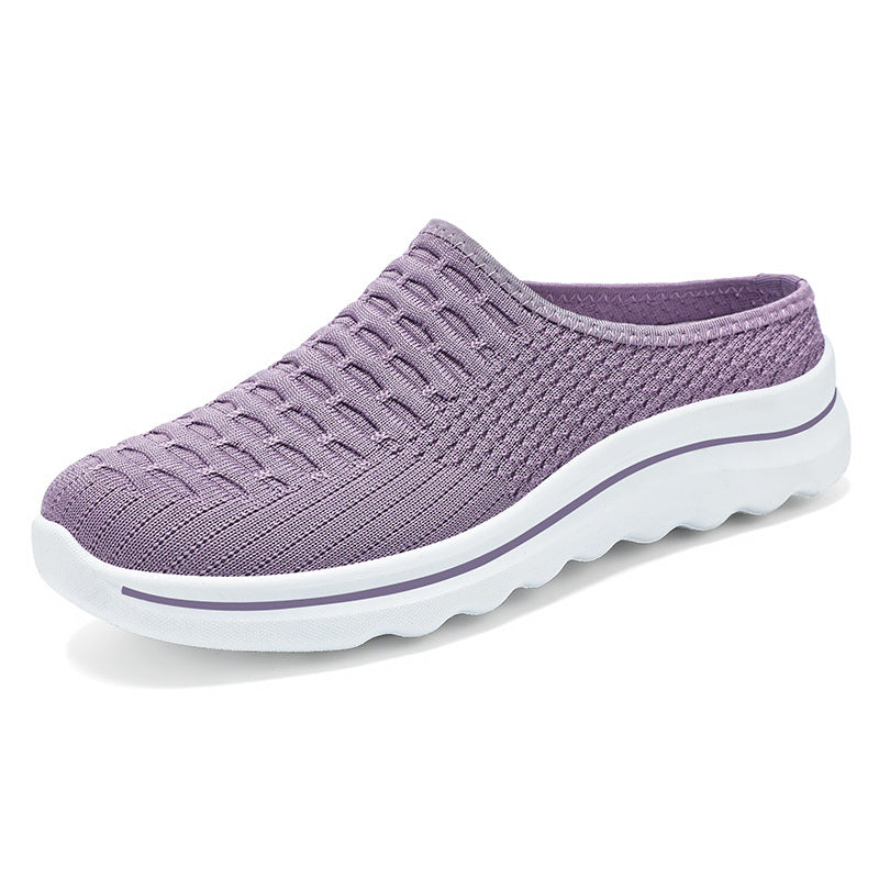 Damen Bequeme Slip-On Clogs mit atmungsaktiver Netzstruktur Shopnory