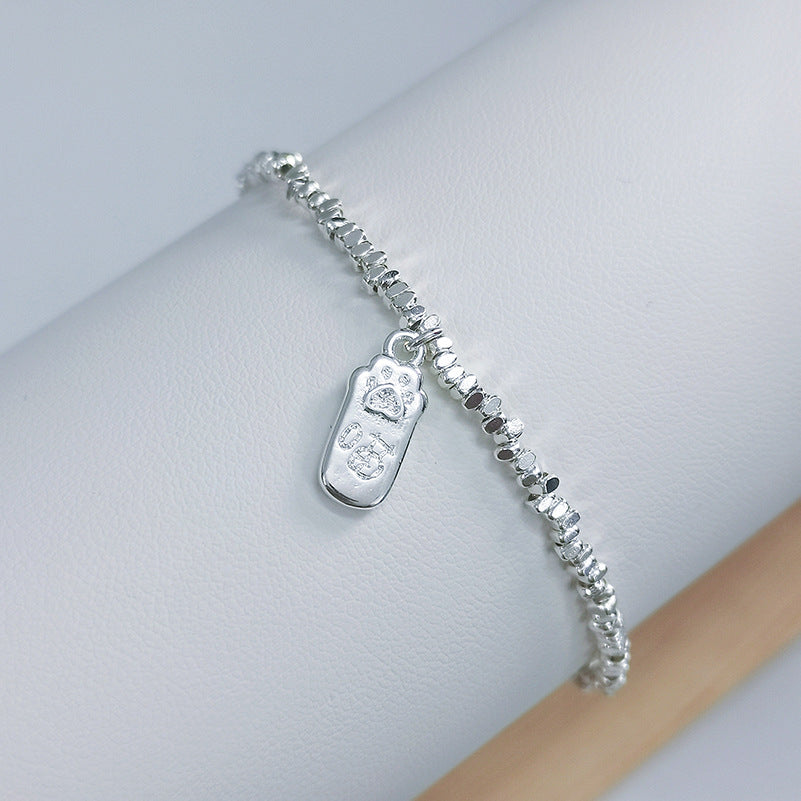 Damen funkelndes Armband mit Tropfenanhänger Shop Nory