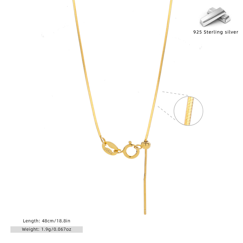 Damen Halskette aus 925 Sterlingsilber mit Edelsteinanhänger Shop Nory