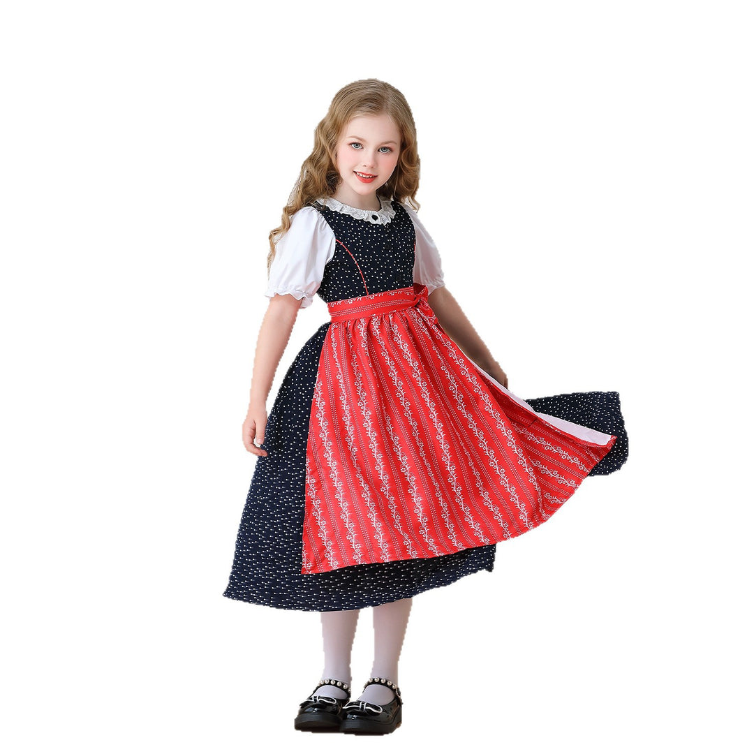 Damen nan traditionelles Dirndlkleid für Mädchen mit abnehmbarer Schürze Shop Nory