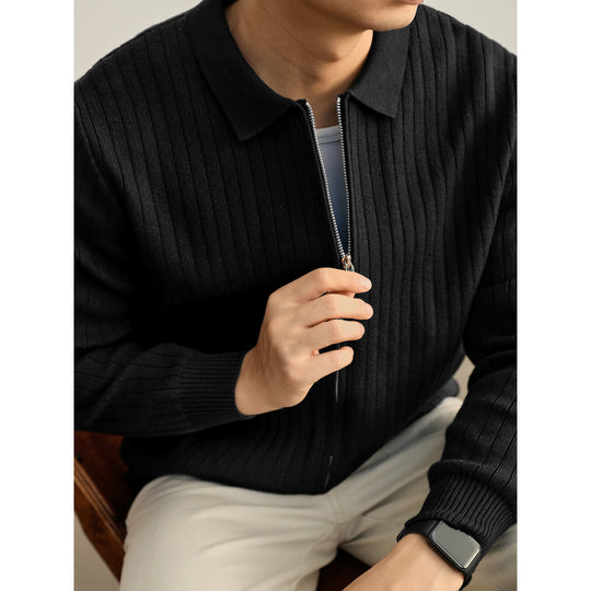 Herren Modischer Cardigan mit Knopfleiste Shop Nory