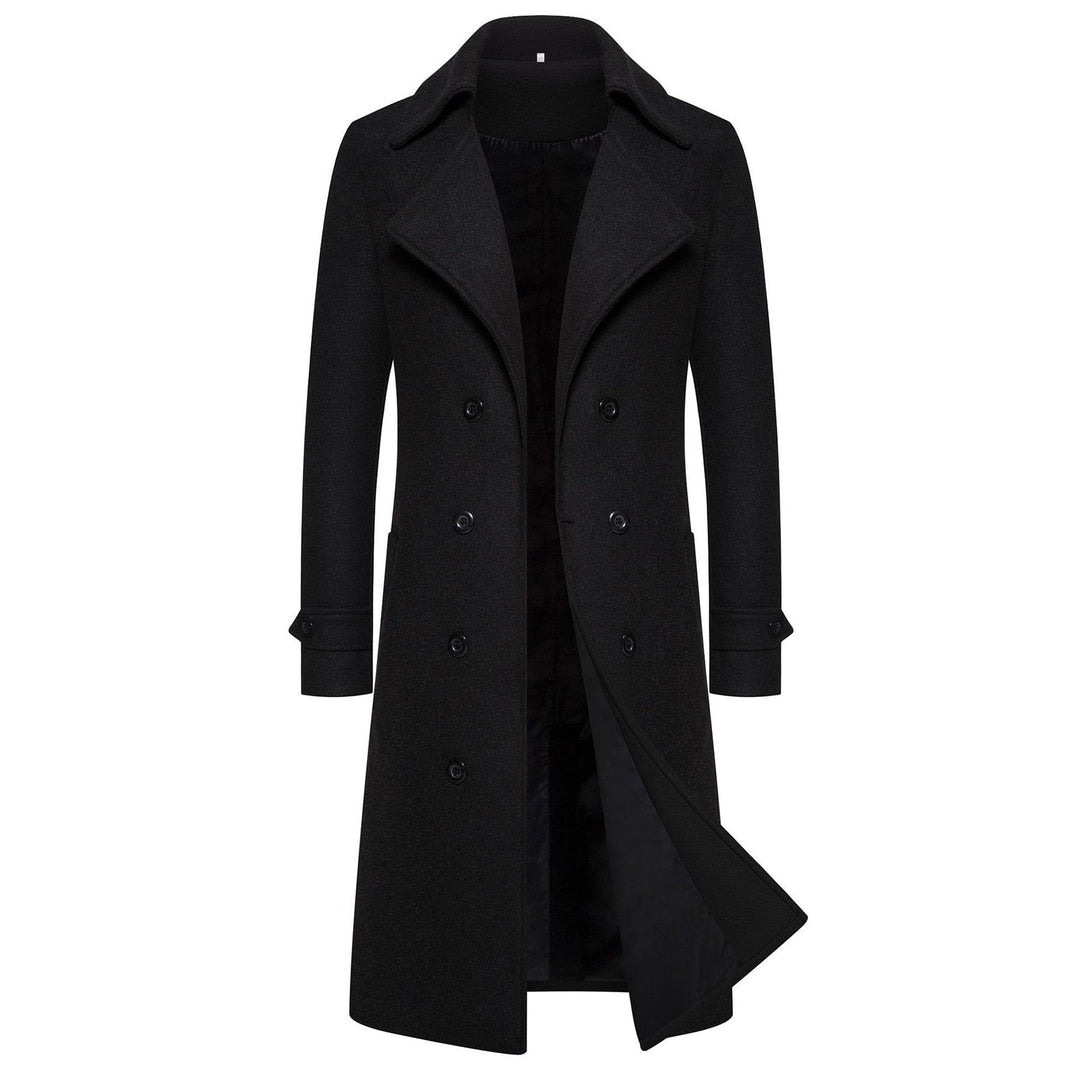 Herren eleganter Doppeltunnelmantel