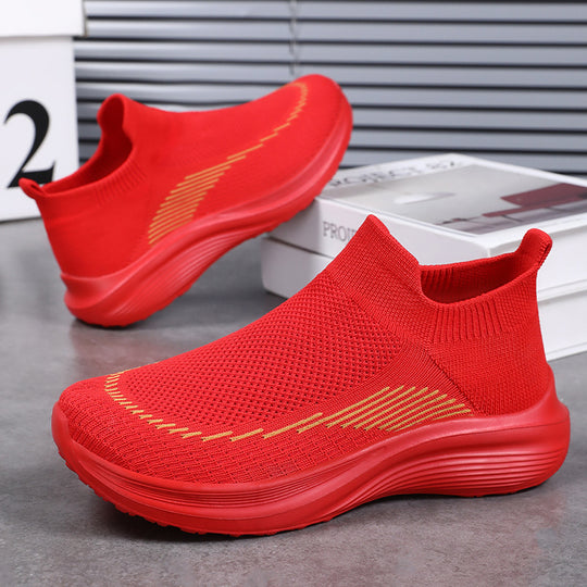 Damen nan ultraleichter Strick-Fit-Reisesneaker mit ergonomischem Memory-Fußbett, elastischem Sockeneinstieg und rutschfester Travel-Profilsohle Shop Nory