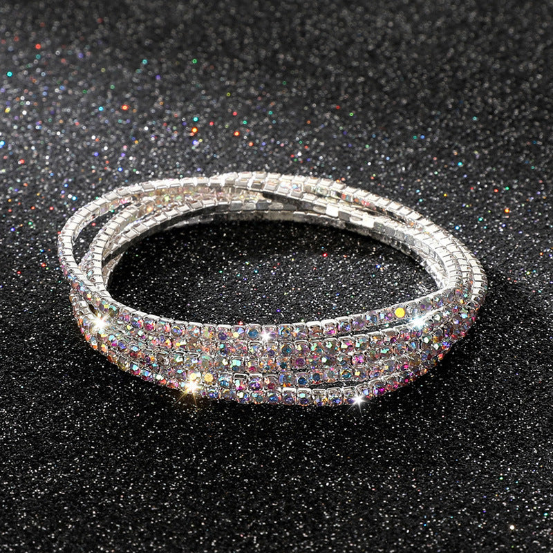 Damen funkelndes Zirkonia Armband Shop Nory