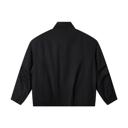 Herren Kurz geschnittener Utility-Blouson mit hohem Funnelkragen und Pattentaschen Shop Nory