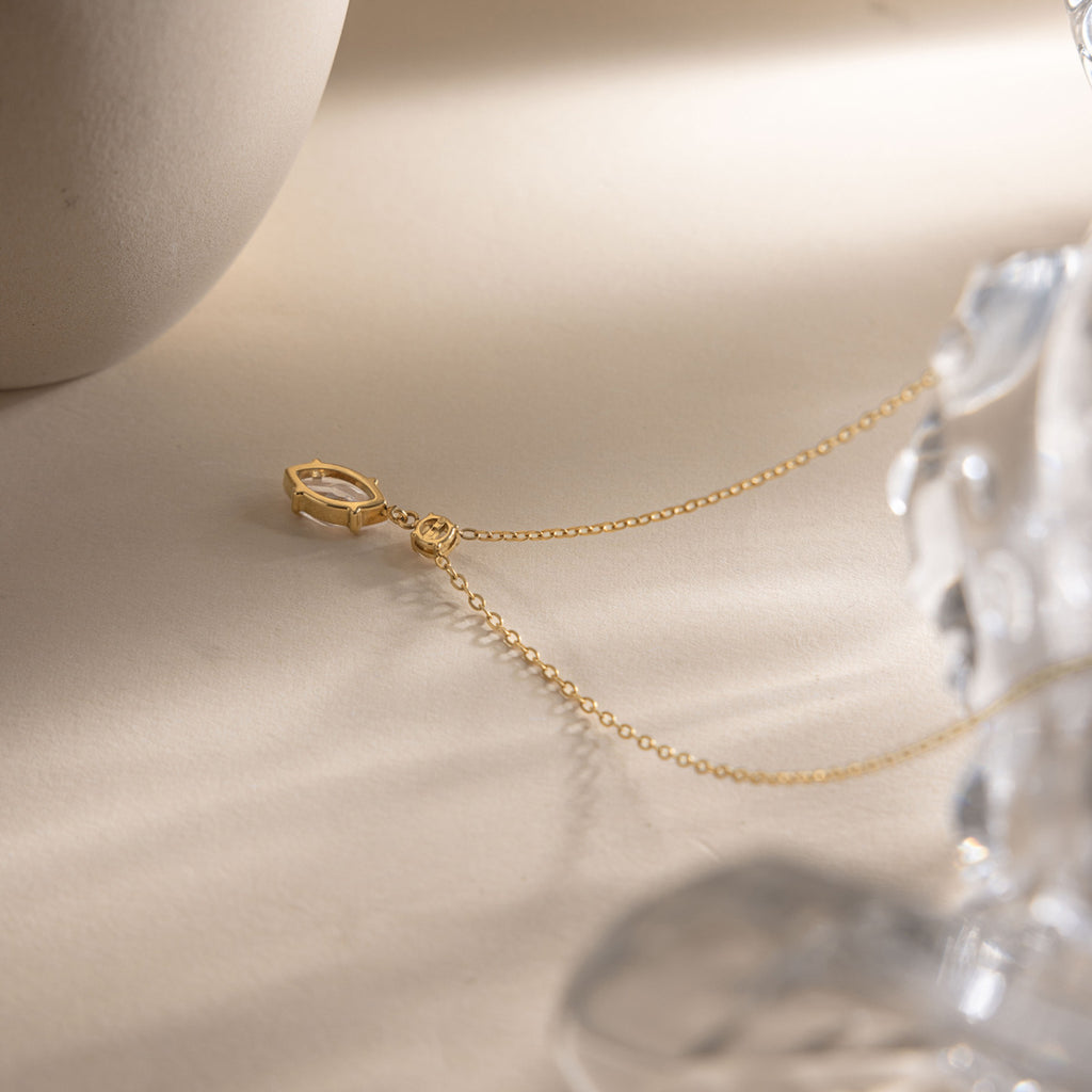Damen Halskette mit elegantem Smart-Cut-Anhänger aus hypoallergenem Edelstahl Shop Nory