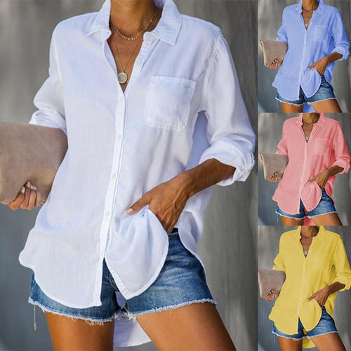 Damen lässige Hemdbluse