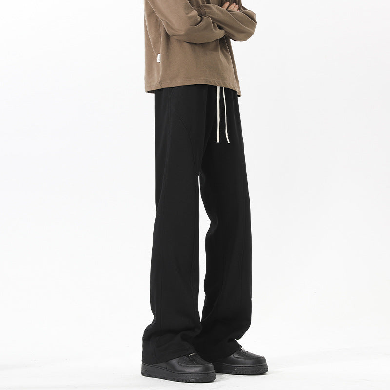 Herren Oversize‑Sweathose im Baggy‑Cut mit Tunnelzug und dekorativen Nähten Shop Nory