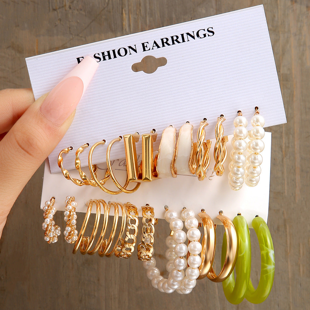 Damen Ohrringe Set mit eleganten, vielseitigen Designs Shop Nory