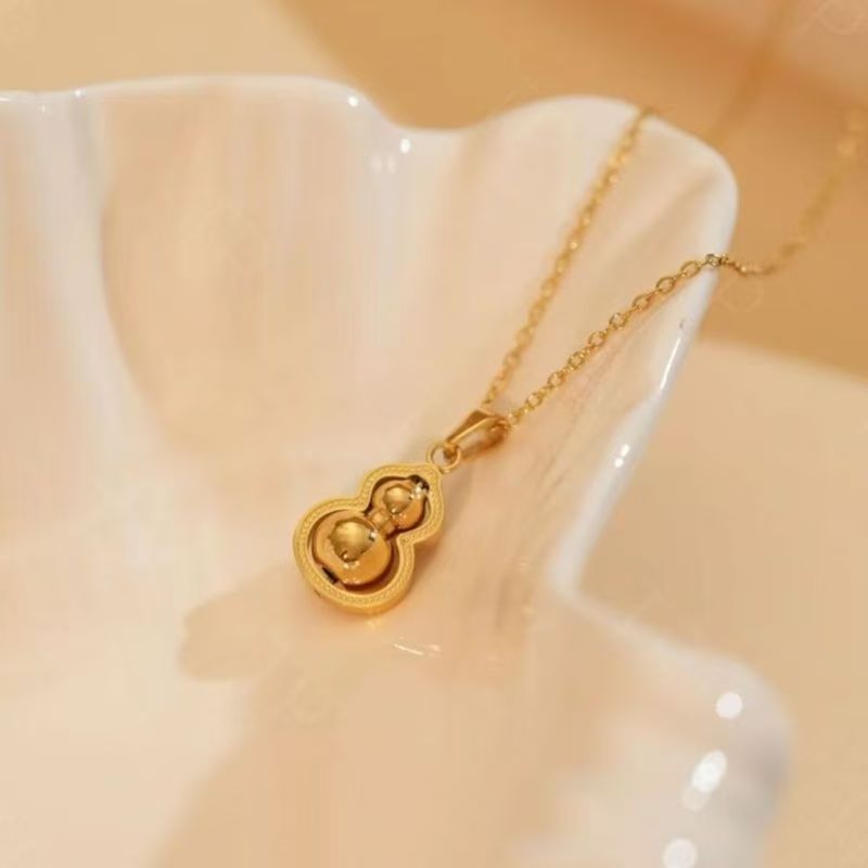 Damen Luxuriöse Goldanhänger Halskette Shop Nory