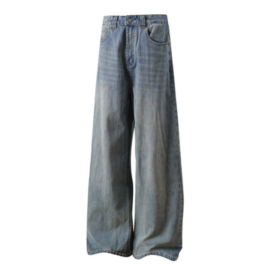 Damen Extraweite High‑Waist Palazzo-Jeans mit weitem Bein Shop Nory
