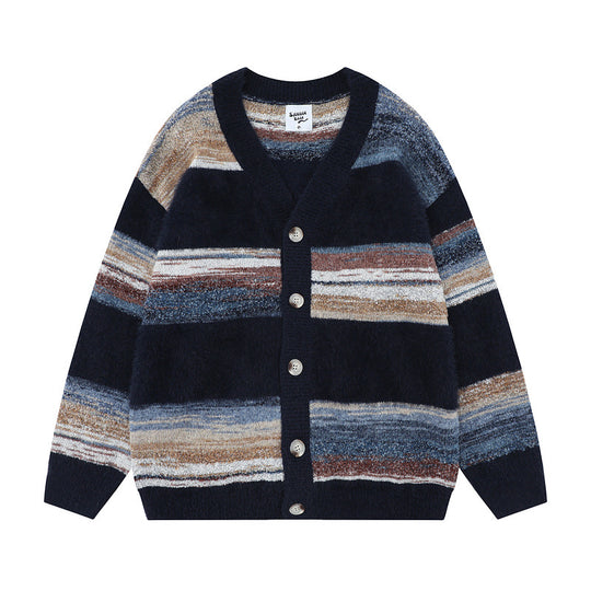 Damen Modische Strickjacke mit V-Ausschnitt Shop Nory