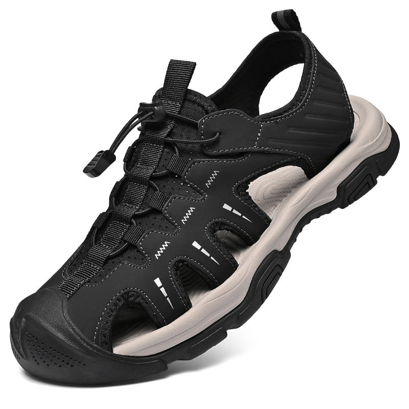 Herren Sportliche Outdoor-Sandalen mit rutschfester Sohle und verstellbarem Riemen
