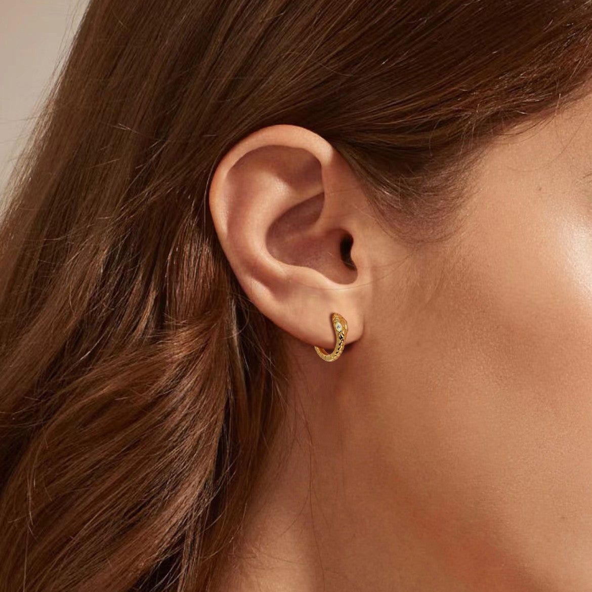 Damen Ohrhänger im einzigartigen Schlangendesign aus 925 Sterling Silber Shop Nory
