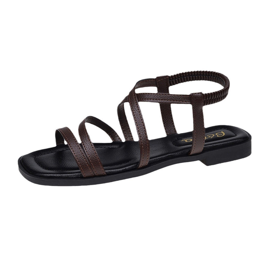 Damen Elegante Riemchen-Sandalen mit funkelnden Details
