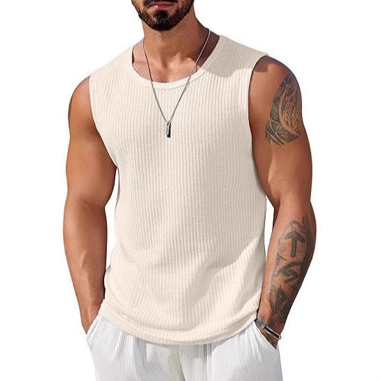 Herren Sportliches Tanktop mit atmungsaktiver Wabenstruktur ShopNory