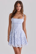 Damen verspieltes Spitzenkleid Shopnory