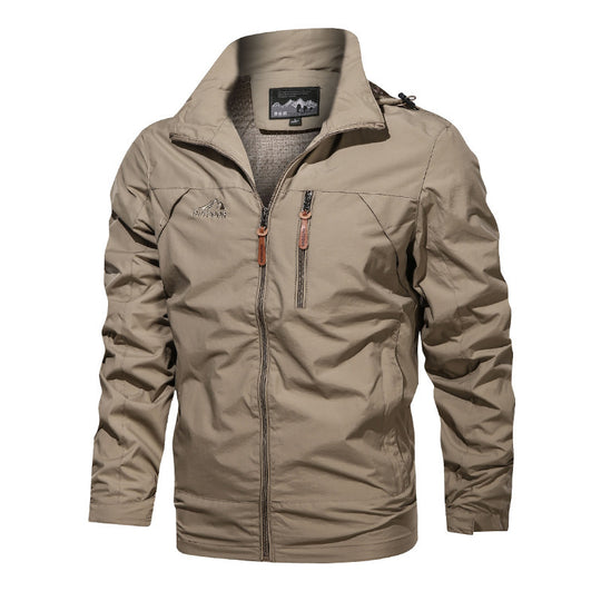 Herren Leichte Freizeitjacke mit hohem Kragen Shop Nory