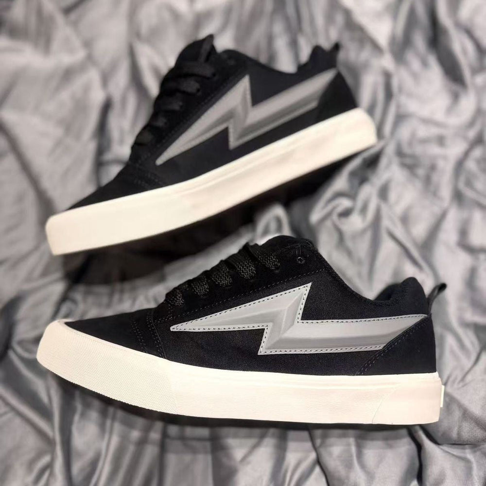 Damen Sportliche Sneakers mit dynamischem Blitzdesign