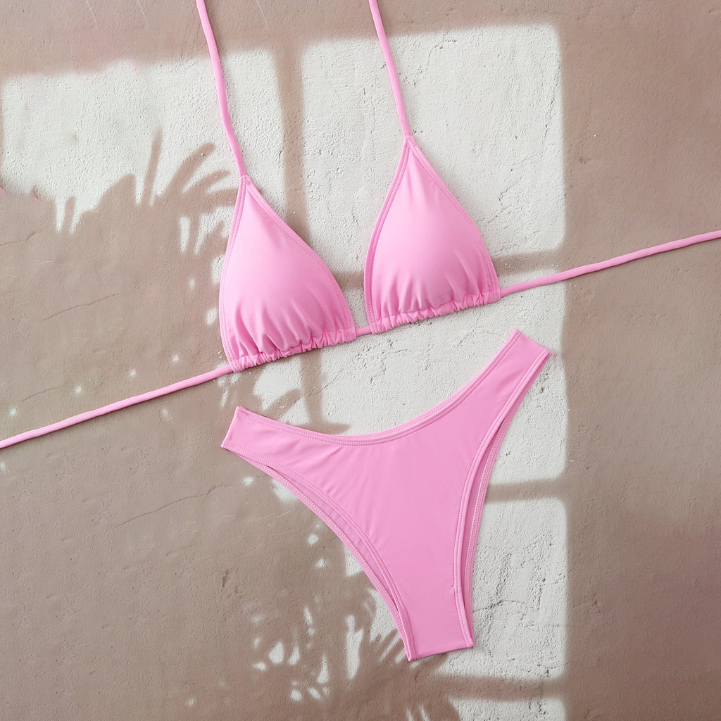 Damen Triangel-Bikini mit verstellbaren BindShopnoryändern