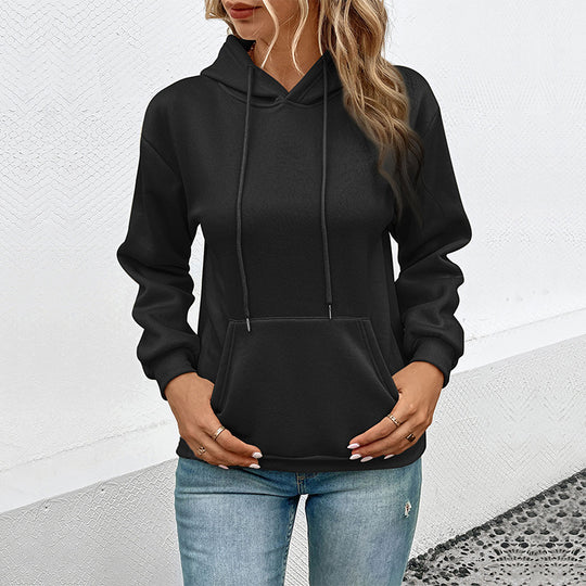 Damen Kapuzenpullover mit Kängurutasche und entspannter Oversize-Passform Shop Nory