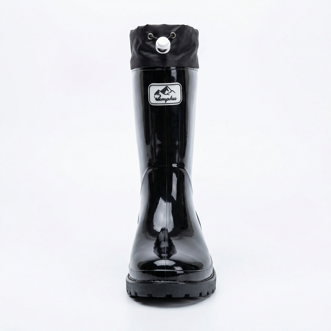 Damen Hochwertige und Stylische Gummistiefel mit Verstellbarem Schnürsystem ShopNory