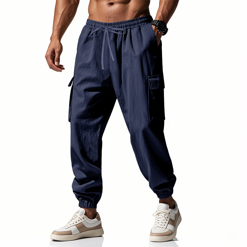 Herren Cargo-Hose mit elastischem Bund und praktischen Seitentaschen