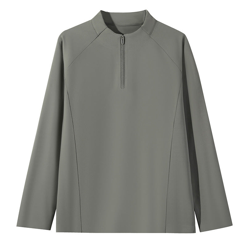 Damen Sportliches Langarmshirt mit Reißverschluss Shop Nory