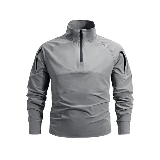 Herren Sportliche Funktionsjacke mit halbem Reißverschluss