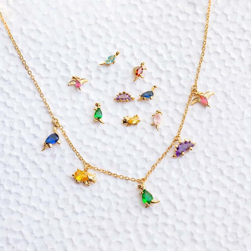 Bunte Anhänger-Halskette | Shop Nory