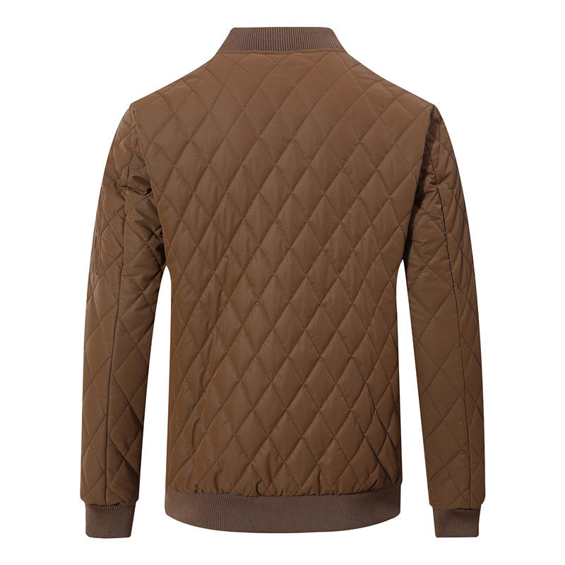 Herren Gesteppte Bomberjacke mit Diamantsteppung und Ärmeltasche Shop Nory
