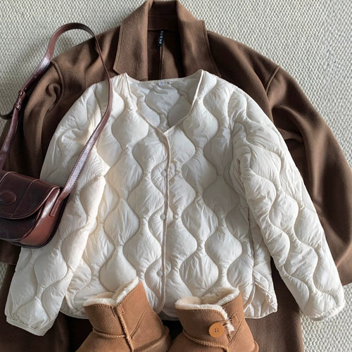 Damen Modische Daunenjacke Shop Nory
