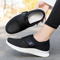 Damen sportliche und atmungsaktive Slipper mit Klettverschluss Shopnory