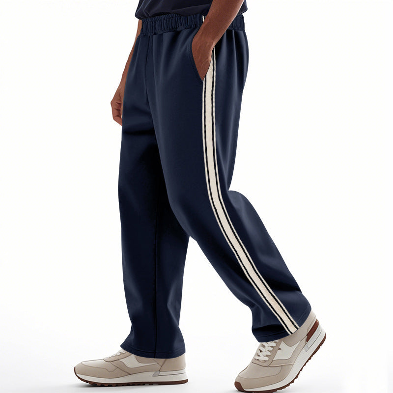 Herren Sportliche Sweatpants mit seitlichen Streifen