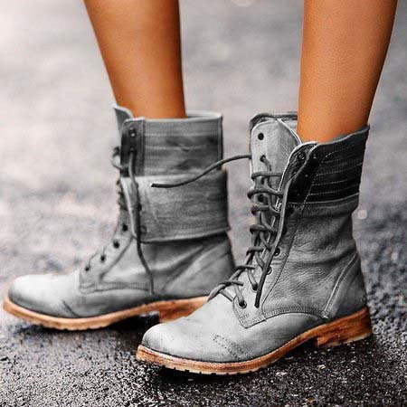 Stylische Vegan Lederstiefel