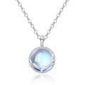 Damen Halskette mit stilvollem Cabochon-Anhänger und erlesenem Leaf-Design Shop Nory