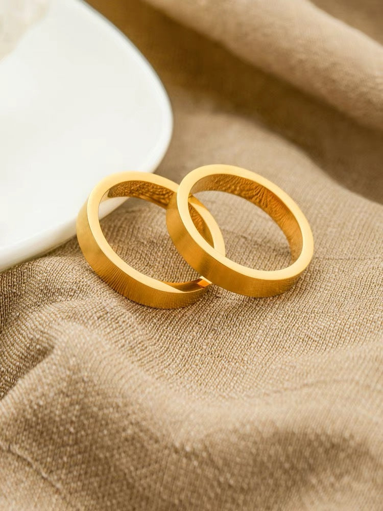 Damen Klassische Goldring Shop Nory