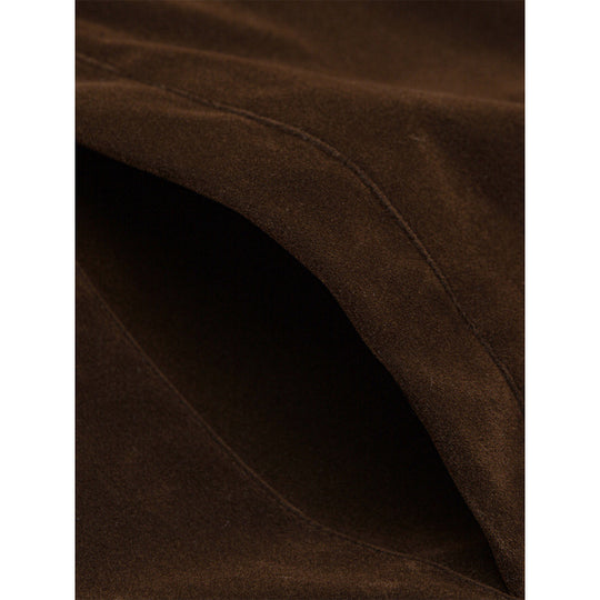 Herren Kurzjacke aus Velourslederoptik mit dekorativen Schulter-Schnallen und verdecktem Reißverschluss Shop Nory