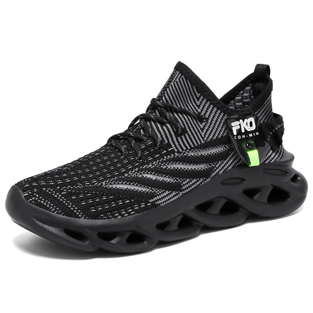 Herren nan leichter Strick-Sneaker mit nahtlosem Sockenschaft, atmungsaktivem Mesh-Obermaterial und innovativer hohlgeformter EVA-Dämpfung Shop Nory