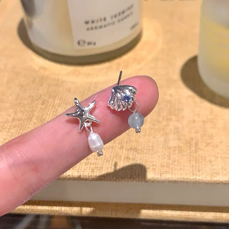 Damen Ohrstecker mit maritimem Design und bunten Perlendetails Shop Nory