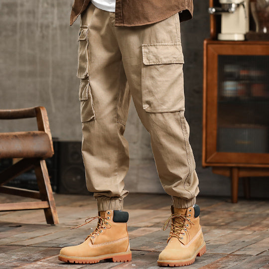 Herren Utility-Cargo-Jogger mit verstärkten Beintaschen und elastischem Knöchelbund Shop Nory