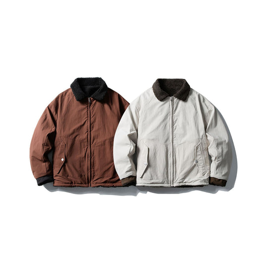 Herren Kurz geschnittener Isolations‑Blouson mit Sherpa‑Kragen und Klappentaschen Shop Nory