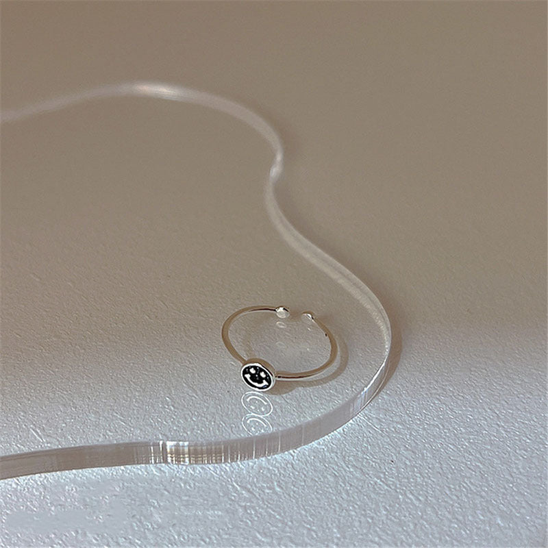 Damen Smiley-Ring mit kreativem Design Shop Nory