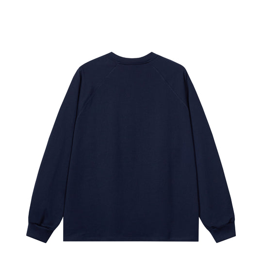 Unisex Oversize-Sweatshirt im Retro-Sportstil mit Raglanärmeln und Kontrastpaspel Shop Nory