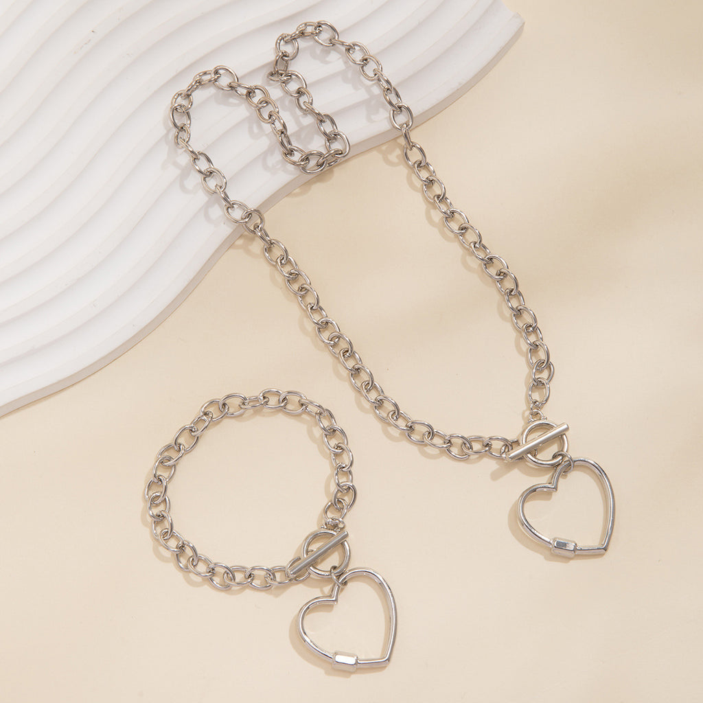 Damen modulares Schmuckset mit Sternenanhängern und Gliederkette