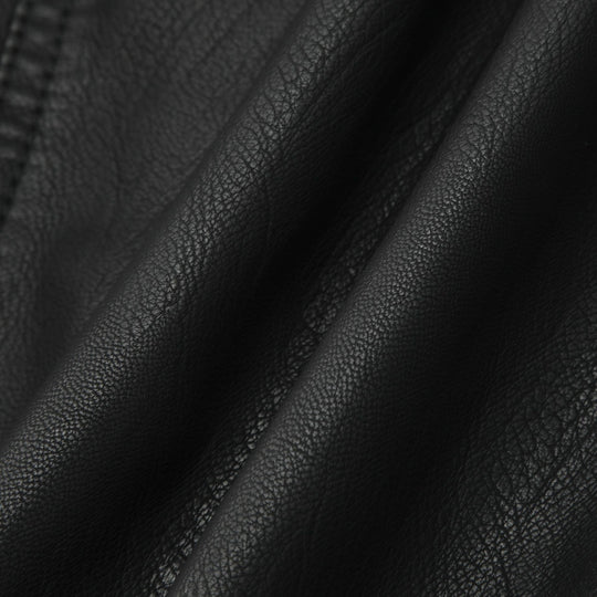 Damen Schlanke Echtlederjacke mit Stehkragen, Stepppaneelen und Reißverschluss Shop Nory