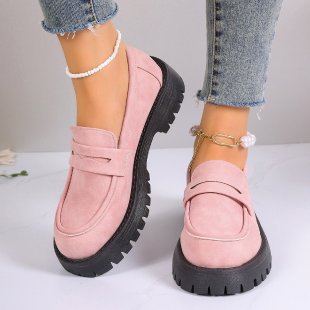 Damen Loafer mit modischem Bund und rutschfester Sohle